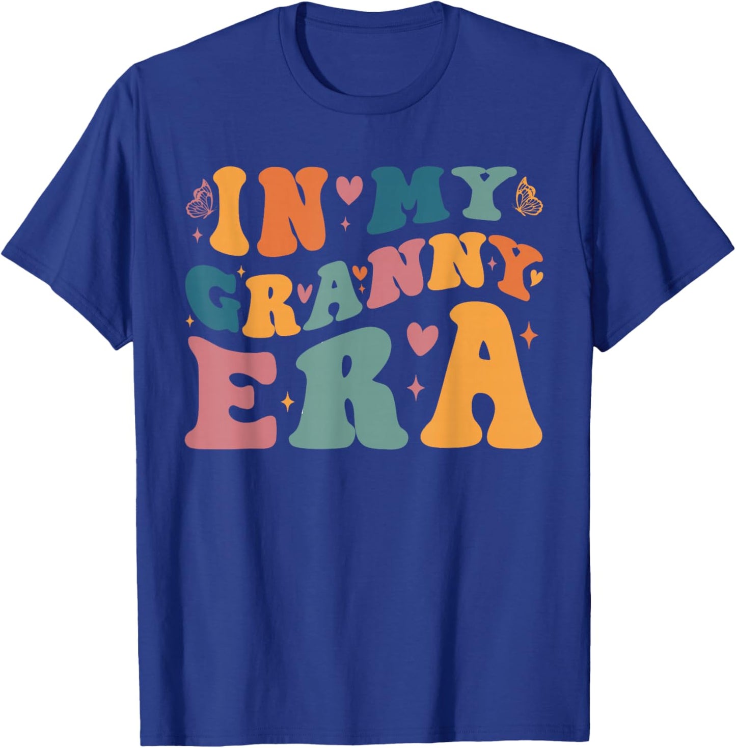 In My Granny Era Baby Announcement for Grandma Mother's Day T-Shirt - T-Shirt | Royal