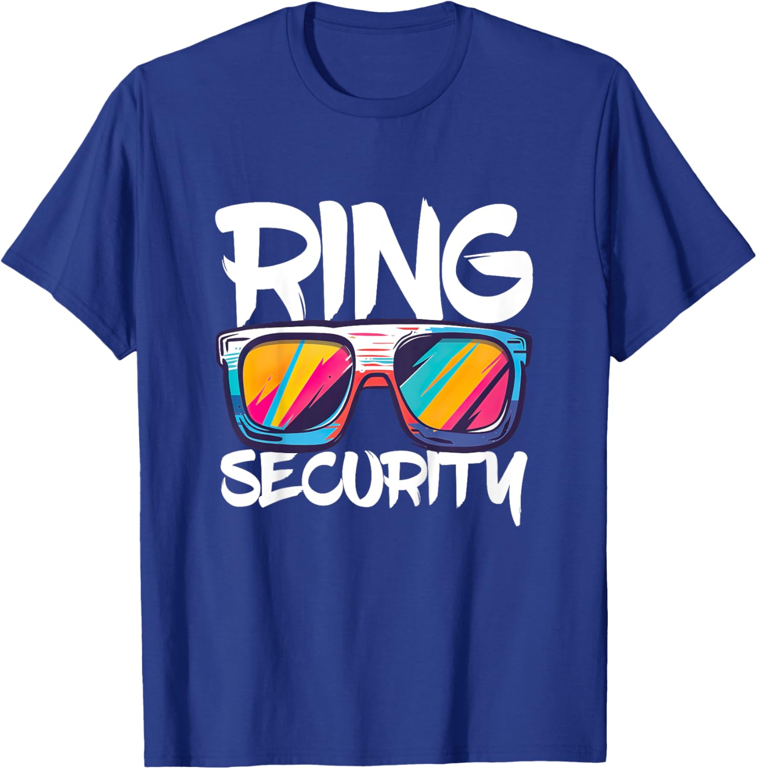 Kids Ring Security Shirt Kids Little Boys Ring Bearer T-Shirt - T-Shirt | Royal