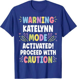 KATELYNN Personalized Name Funny Cute Custom KATELYNN Name T-Shirt - T-Shirt | Royal