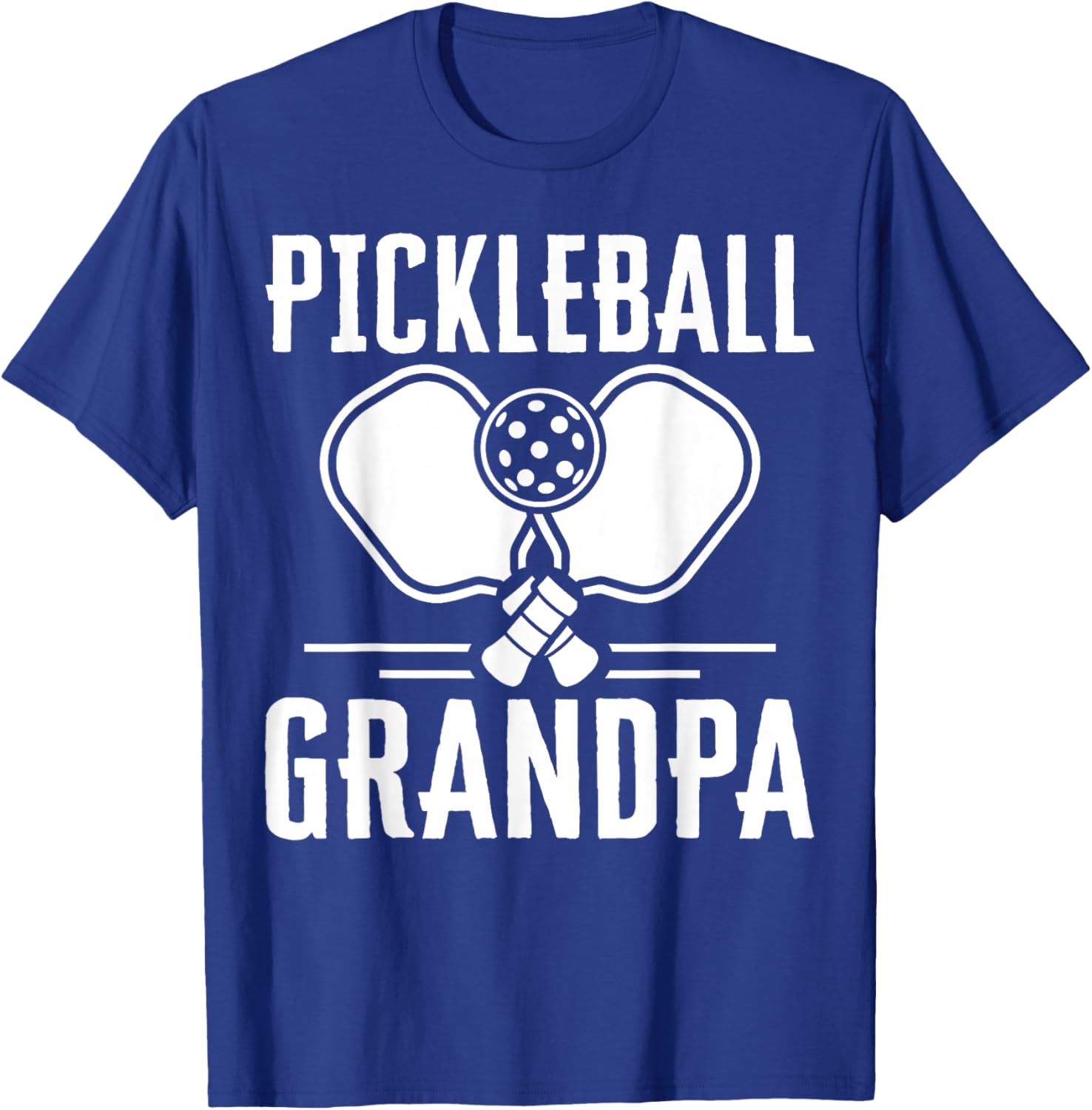Proud Pickleball Grandpa Grandfather Player T-Shirt - T-Shirt | Royal