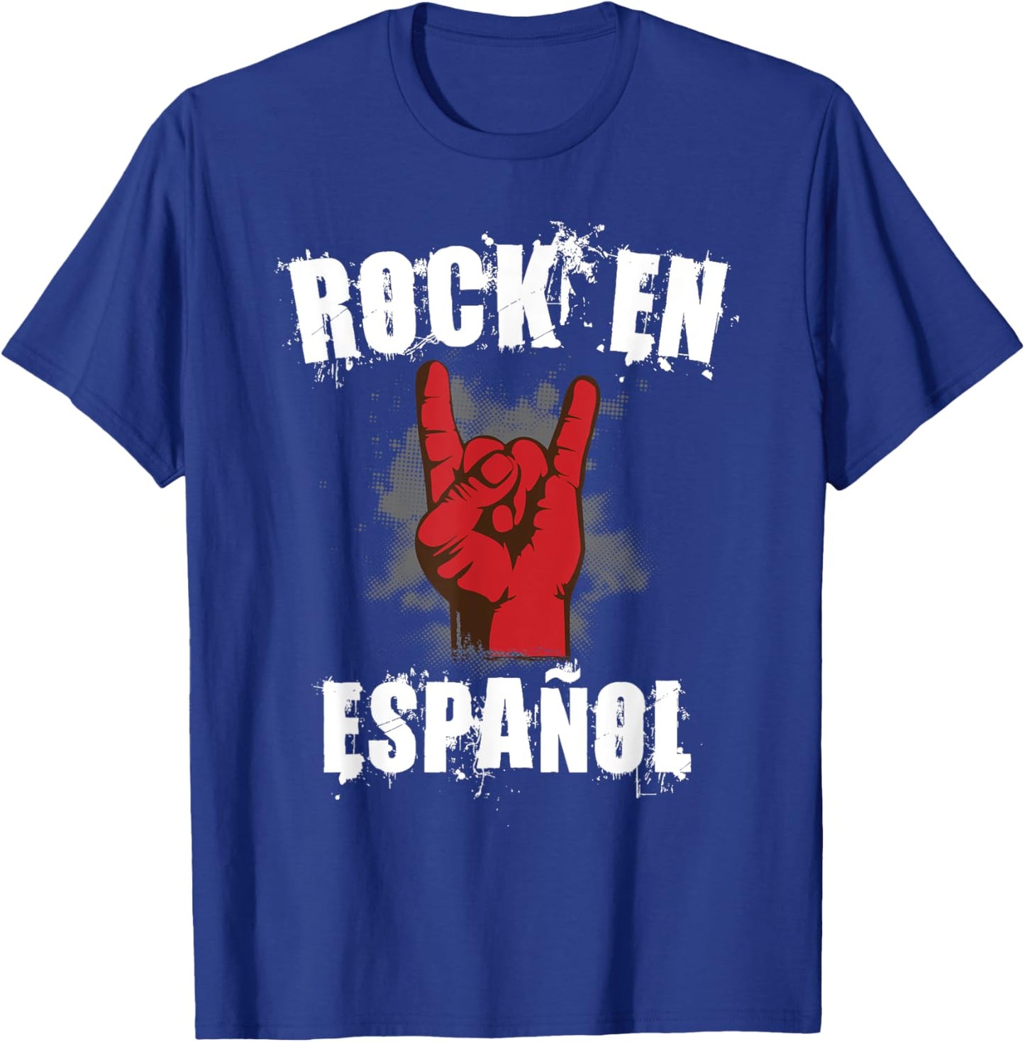 Rock En Español Classic Spanish Music Bands T-Shirt - T-Shirt | Royal