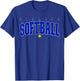 Florida Softball Vintage Kids Team Retro Softball Fan T-Shirt - T-Shirt | Royal