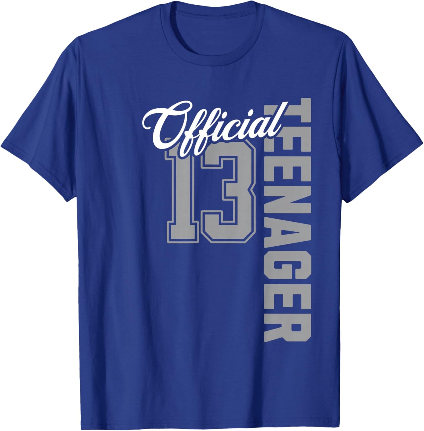 Official Teenager Cool 13th Birthday T-Shirt - T-Shirt | Royal