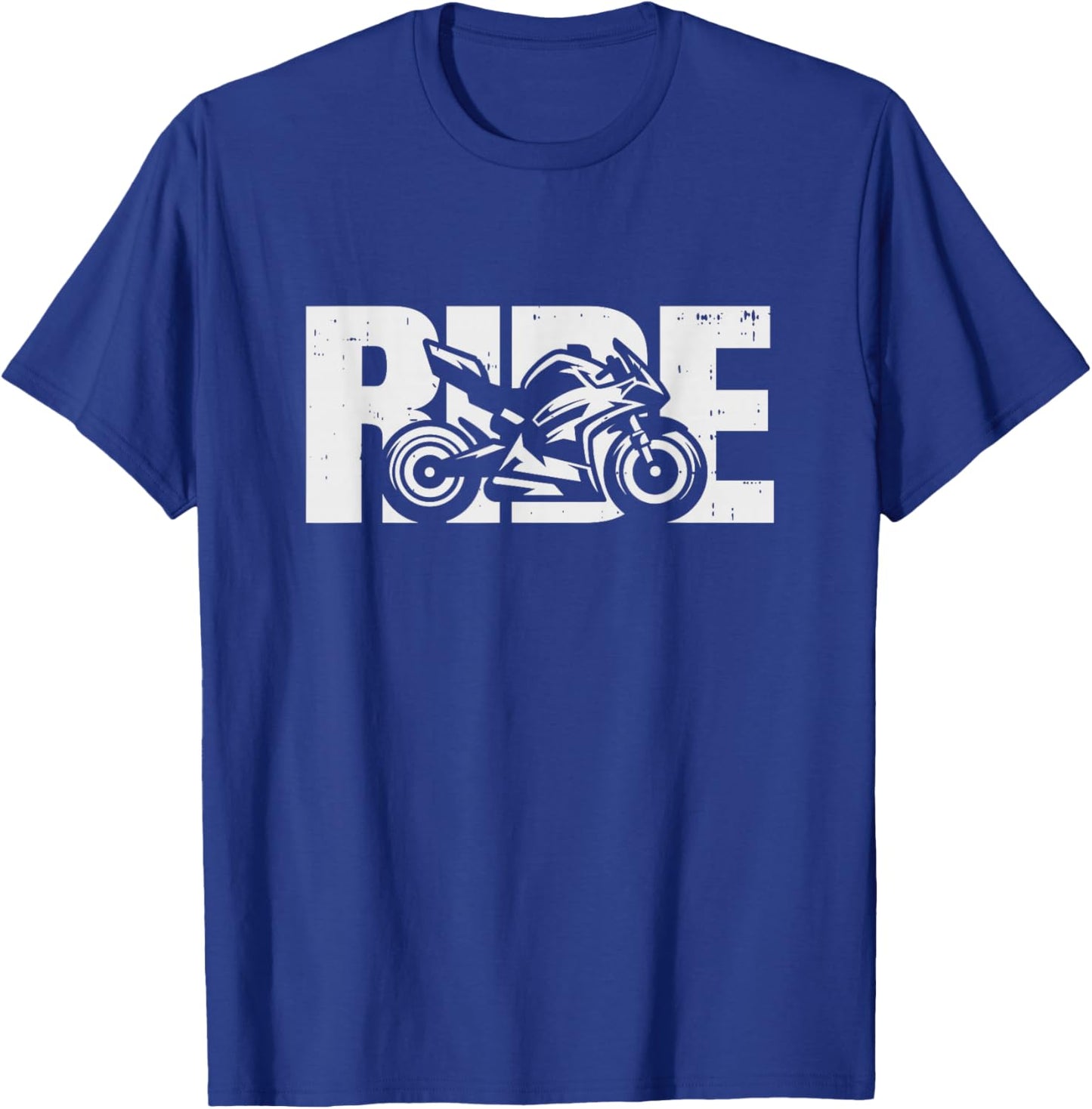 Motorcycle Rider Motorcyclist Race Biker T-Shirt - T-Shirt | Royal