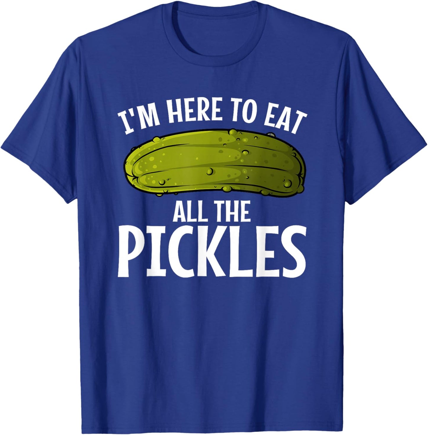 Best Pickle Design Women Kids Cucumber Pickle Lover T-Shirt - T-Shirt | Royal