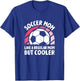 Soccer Mom Like A Regular Mom But Cooler Funny Soccer Women T-Shirt - T-Shirt | Royal