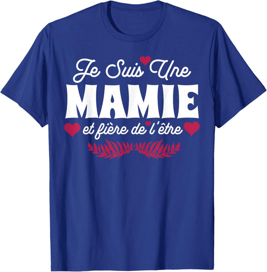I'm Granny And Proud Of Grandmother's Day Flowers T-Shirt - T-Shirt | Royal