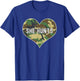 Female Hunter Love Hunting Camo Heart Women T-Shirt - T-Shirt | Royal