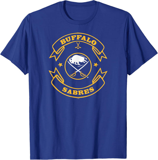 Buffalo Sabres Blaze Royal Officially Licensed T-Shirt - T-Shirt | Royal