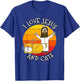 I Love Jesus and Cats, Christian Cat Lover Church Funny Men Women Kids T-Shirt - T-Shirt | Royal