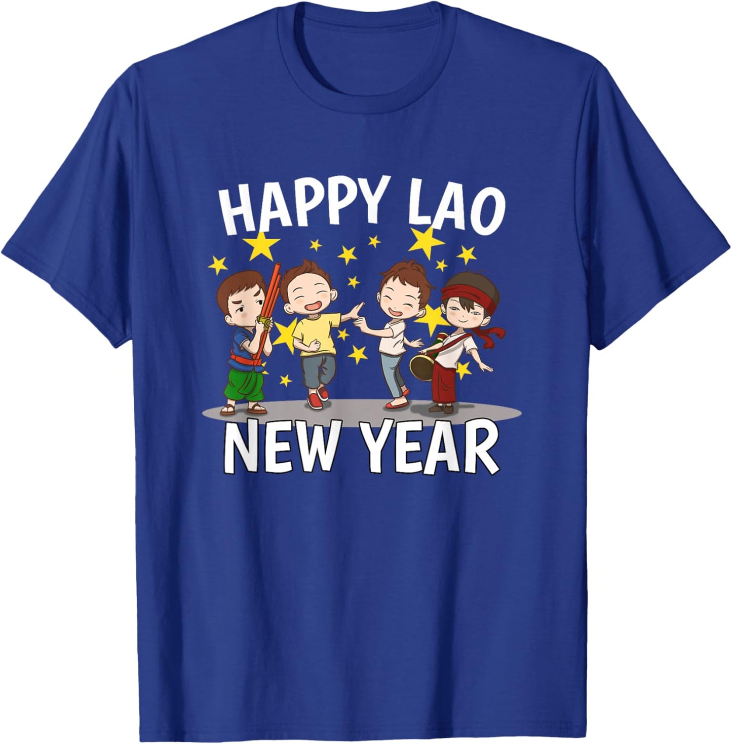 Laos Laotian Boys Happy Lao New Year Pi Mai Lao T-Shirt - T-Shirt | Royal