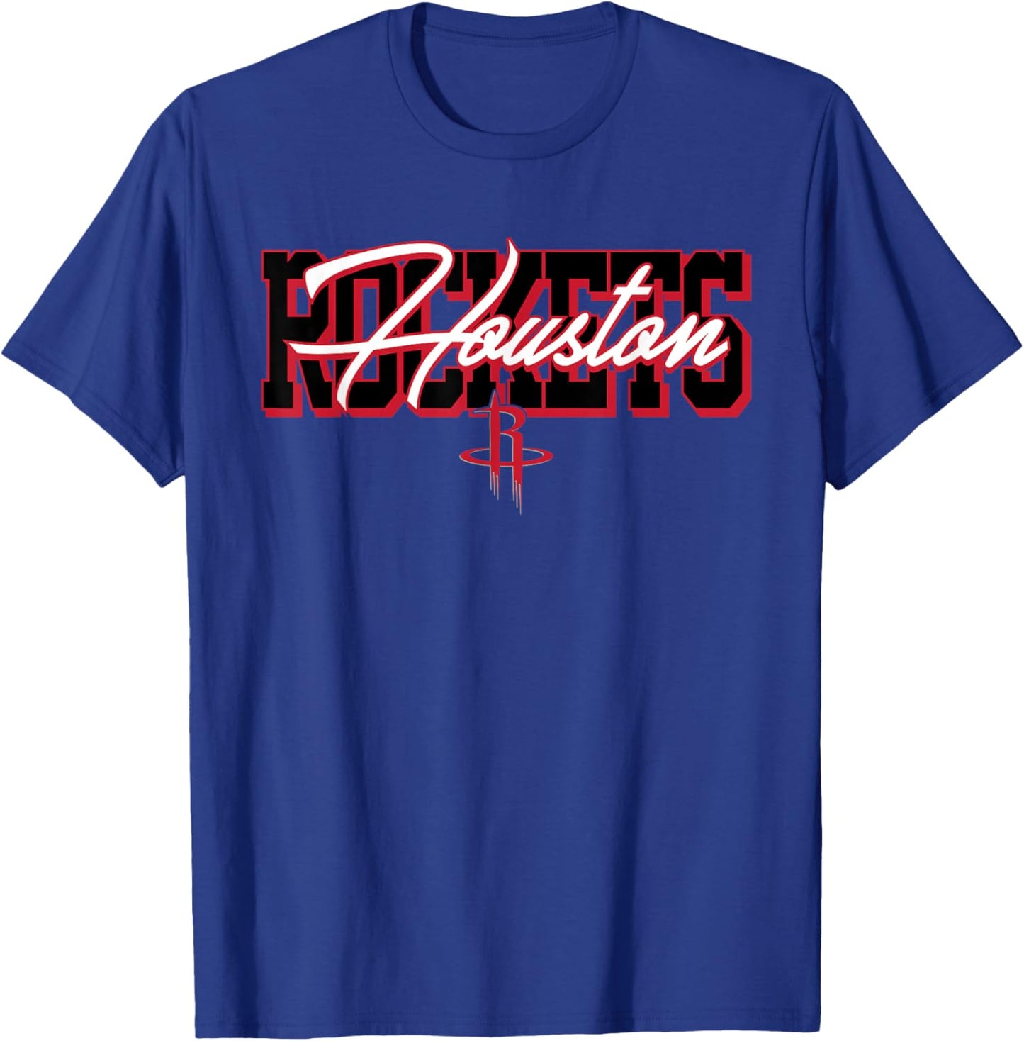 Script de blockletter pour NBA - Houston Rockets T-Shirt - T-Shirt | Royal