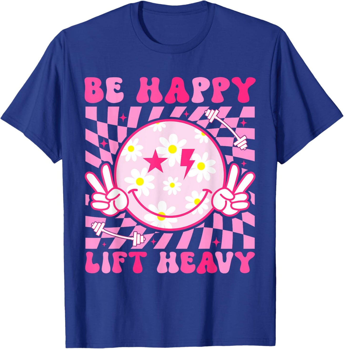 Funny Lift Heavy Workout Shirt for Gym Lover Bodybuilder T-Shirt - T-Shirt | Royal