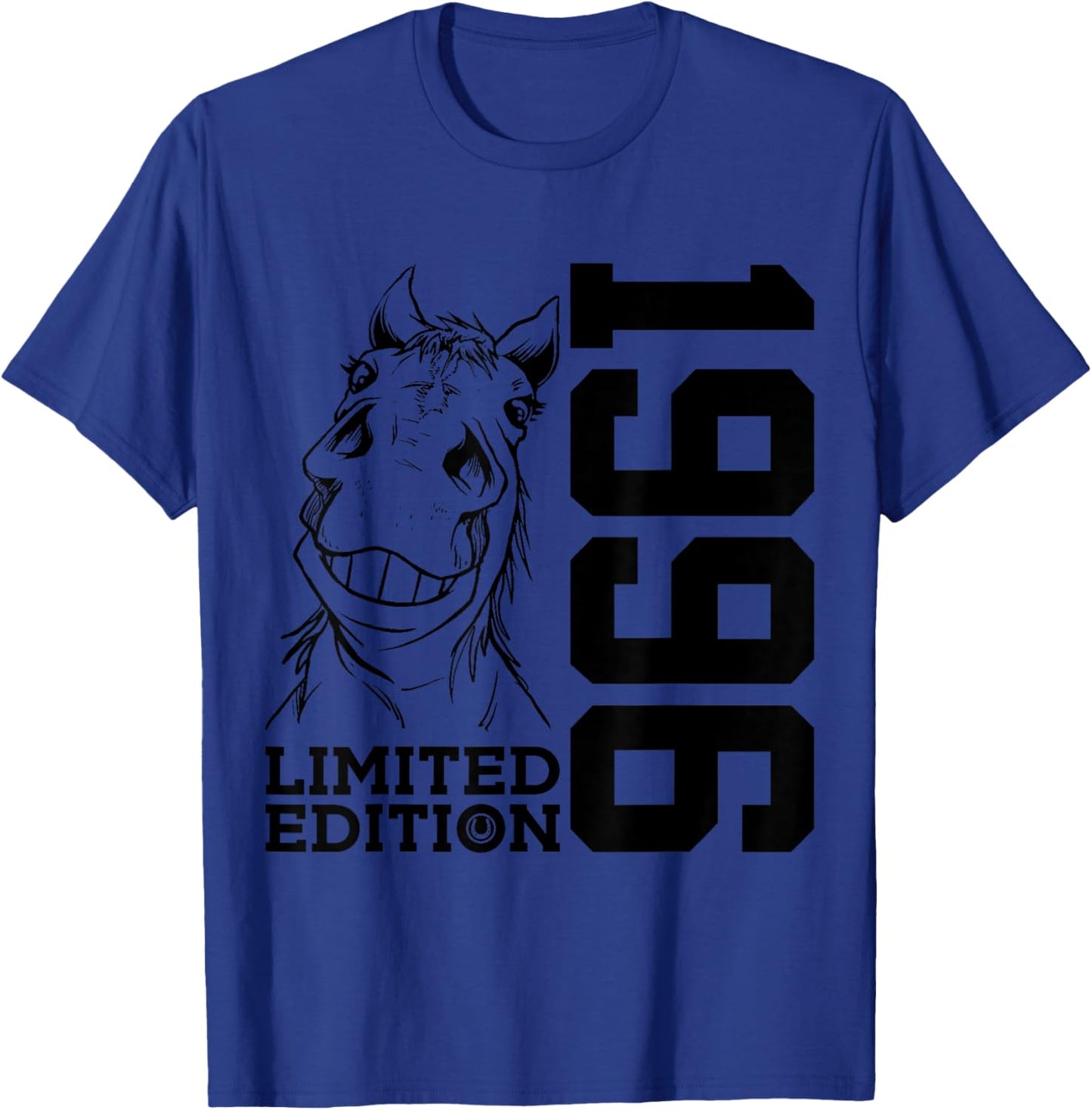 Riding 30th Birthday Horse Limited Edition 1996 Rider T-Shirt - T-Shirt | Royal