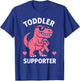 Toddler Supporter Breast Cancer Awareness Boys T-Rex T-Shirt - T-Shirt | Royal
