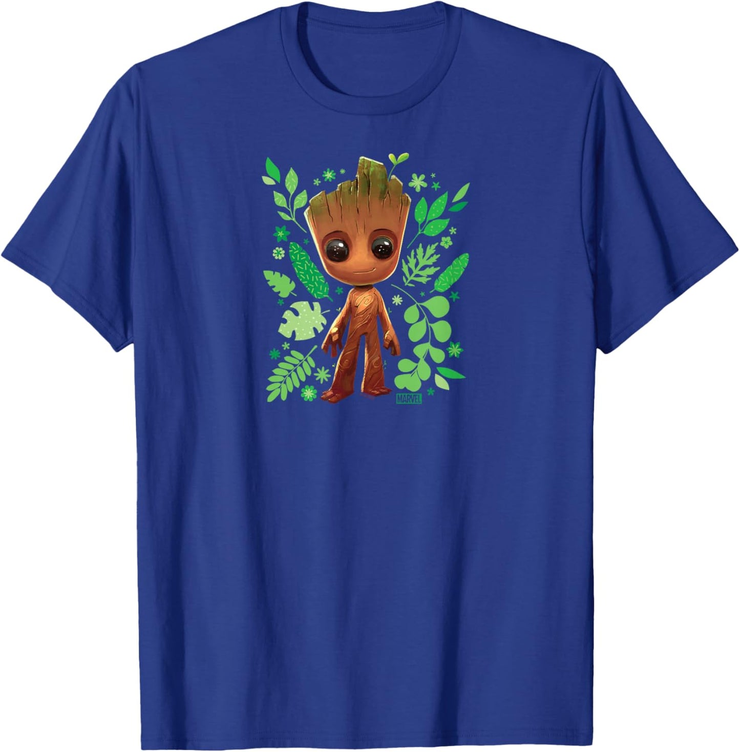 Guardians Of The Galaxy - Baby Groot Leaf T-Shirt - T-Shirt | Royal