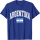 Argentina Argentinian Flag T-Shirt - T-Shirt | Royal