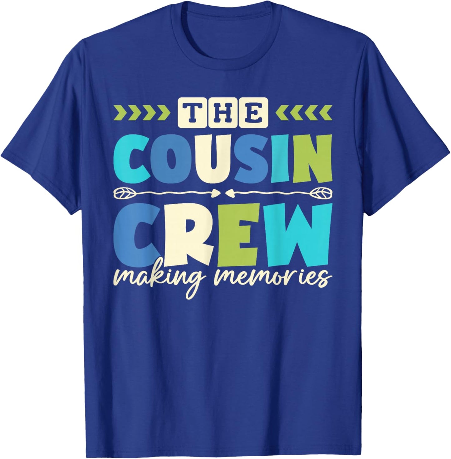 Cousin Crew 2025 Making Memories Family Vacation Camp Kids T-Shirt - T-Shirt | Royal