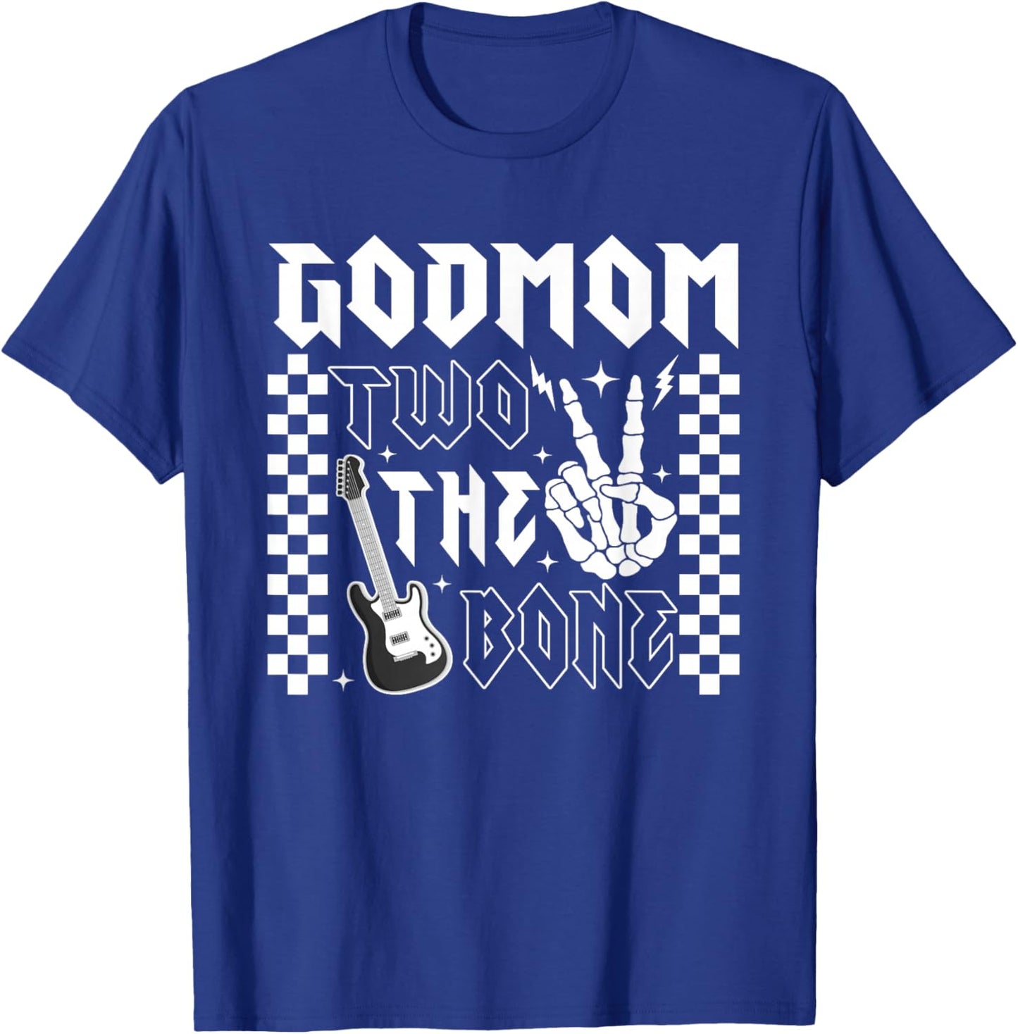 GodMom of The Bad Two the Bone Birthday 2 Years Old T-Shirt - T-Shirt | Royal