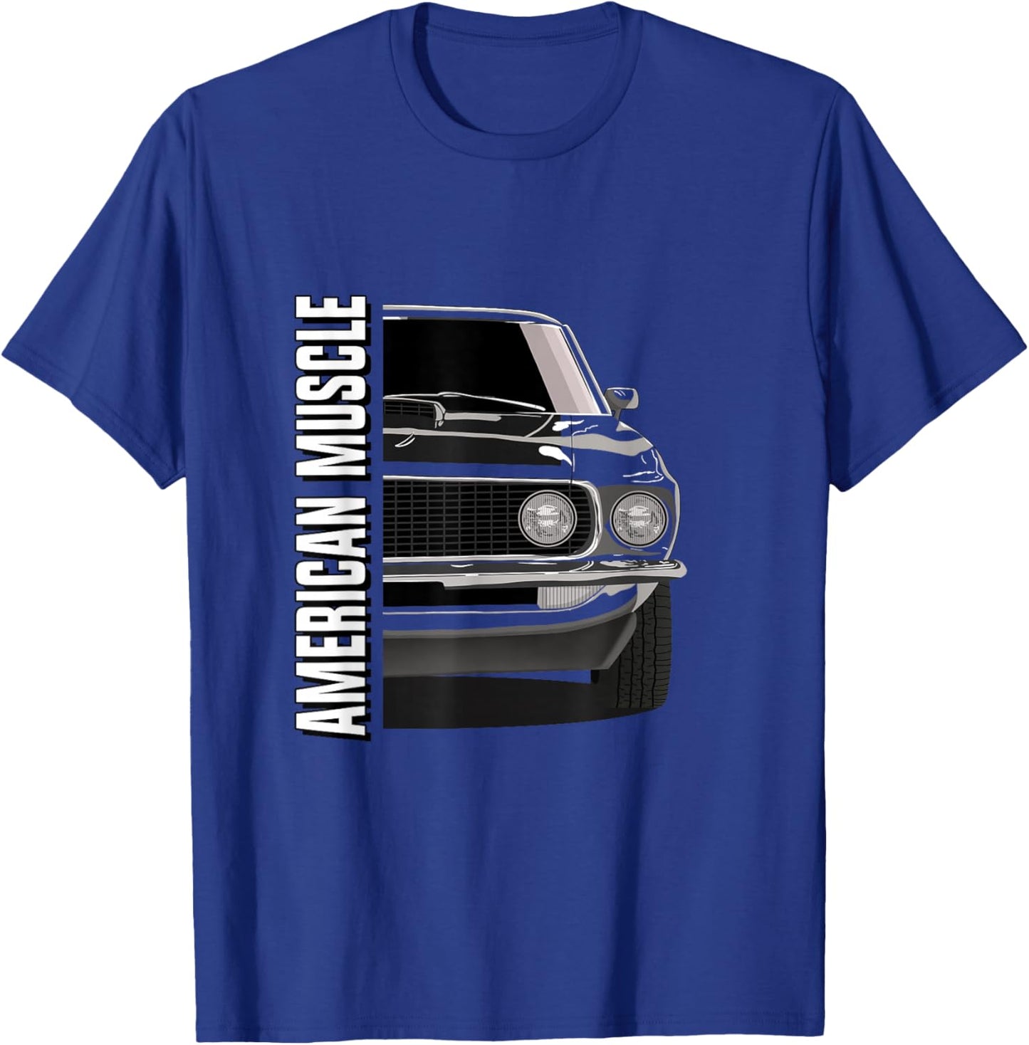 Classic Boss 429 Old School American Muscle Car T-Shirt - T-Shirt | Royal