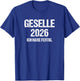 Geselle 2026 with German Text "Ich Habe fertig Azubi Prüfung Gesellenprüfung" [German T-Shirt - T-Shirt | Royal