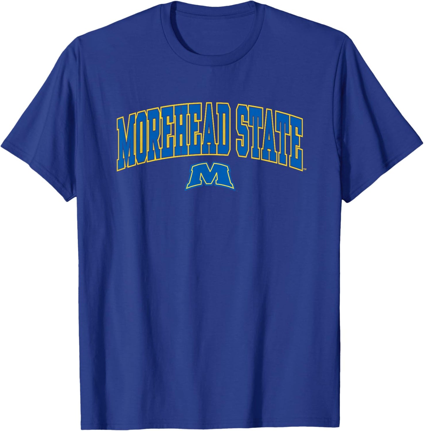Morehead State Eagles Arch Over Black Officially Licensed T-Shirt - T-Shirt | Royal