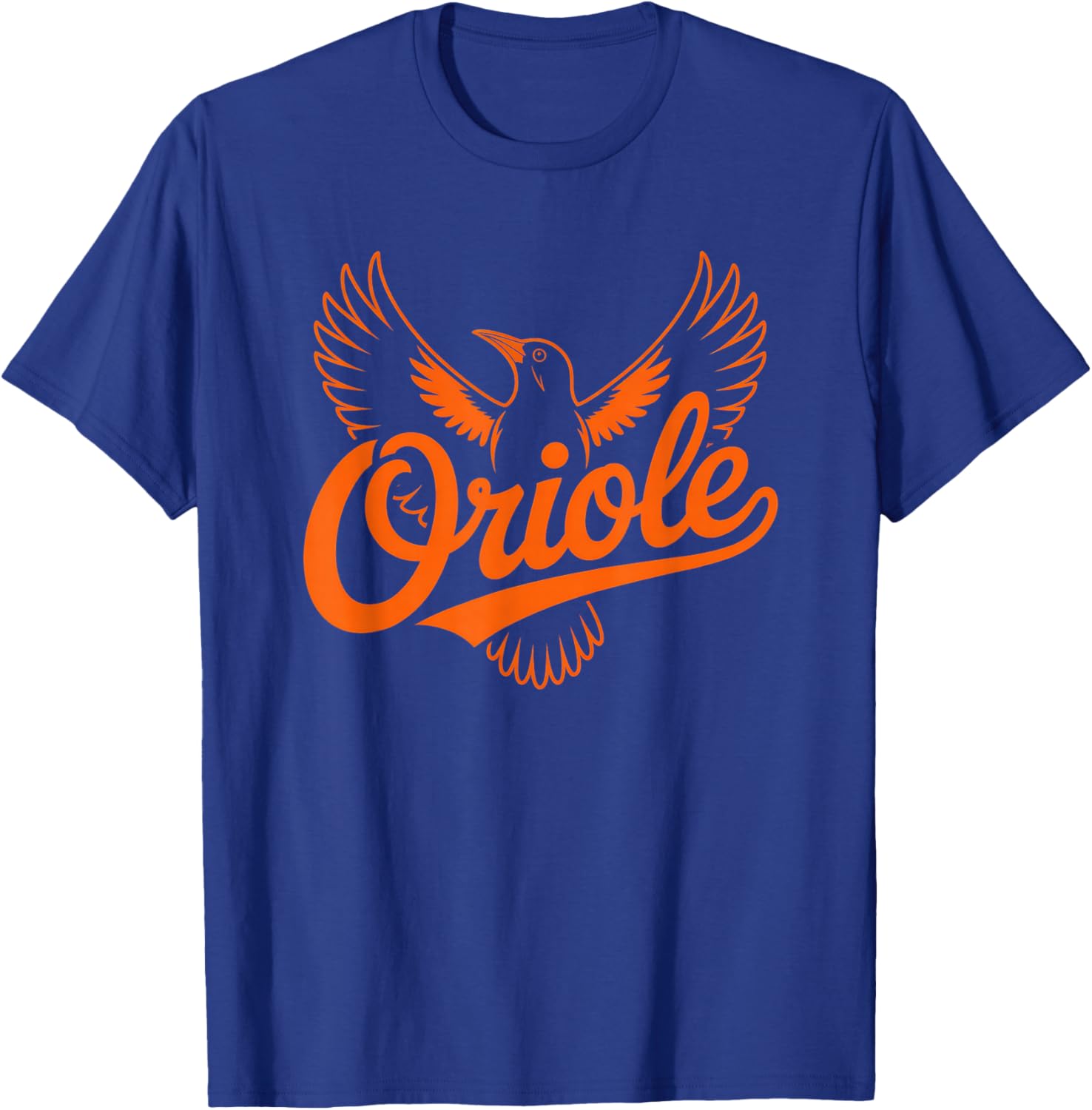 Oriole Retro Vintage Gift Women Boy Girl Bird T-Shirt - T-Shirt | Royal