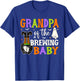 Grandpa of Brewing Baby Halloween Theme Baby Shower Spooky T-Shirt - T-Shirt | Royal