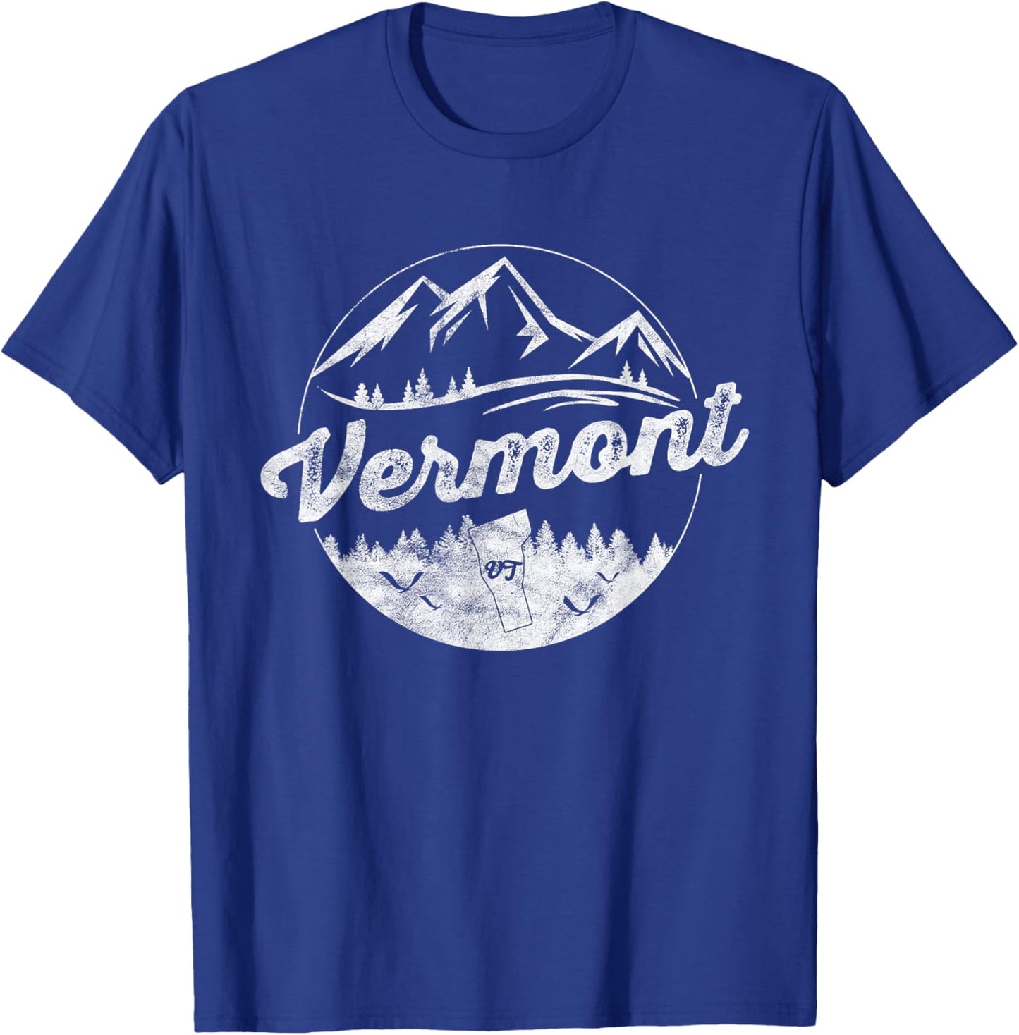 Vermont Emblem Vermont T-Shirt - T-Shirt | Royal