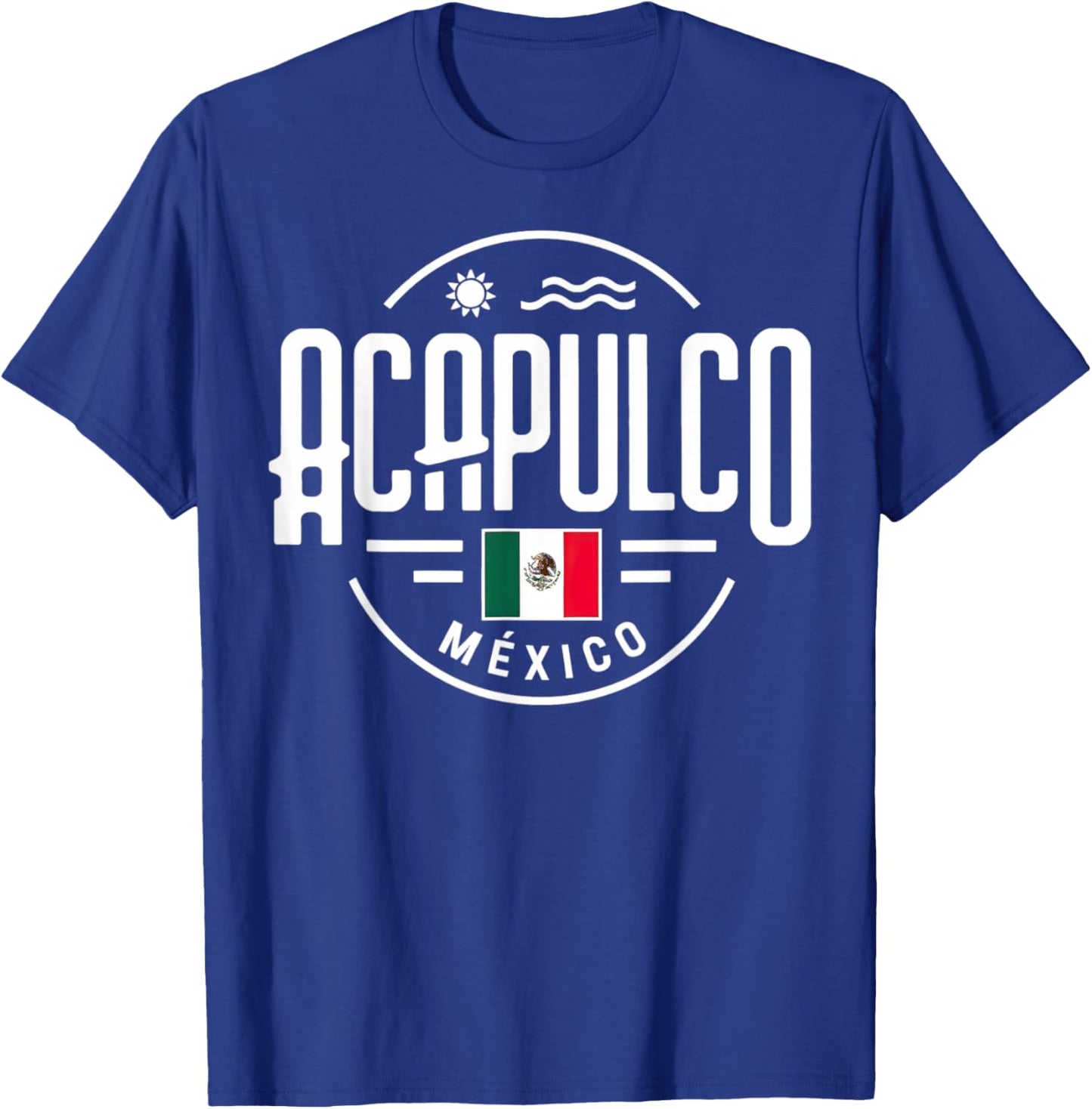 Acapulco México City Mexico Beach Sun T-Shirt - T-Shirt | Royal