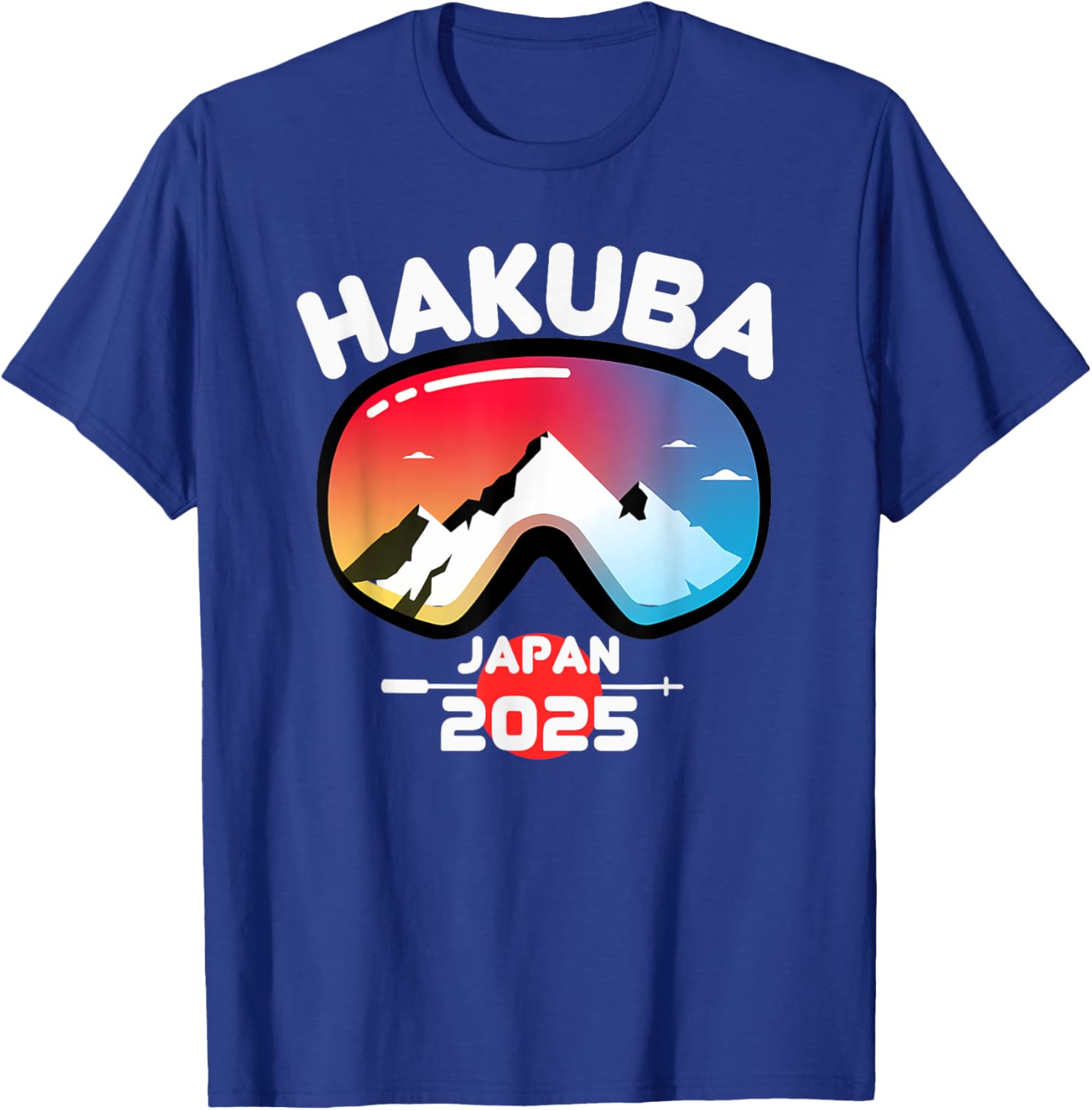 Hakuba Japan Skiing and Snowboarding Adventure 2025 T-Shirt - T-Shirt | Royal
