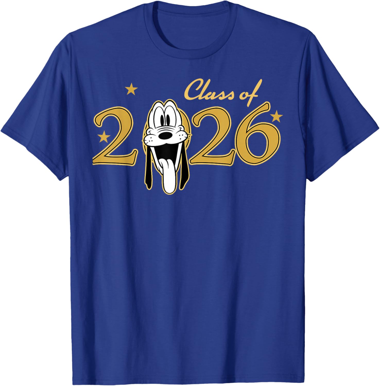 Disney Mickey and Friends Graduation Pluto Class of 2026 T-Shirt - T-Shirt | Royal