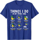 Ananas 6 Things I Do In My Spare Time Pineapple Humor T-Shirt - T-Shirt | Royal