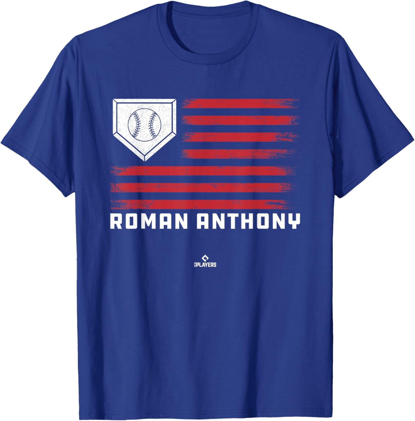 Vintage Flag Gameday Roman Anthony Prospect Baseball Fan T-Shirt - T-Shirt | Royal