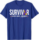 Bladder Cancer Survivor Warrior Bladder Cancer Awareness T-Shirt - T-Shirt | Royal