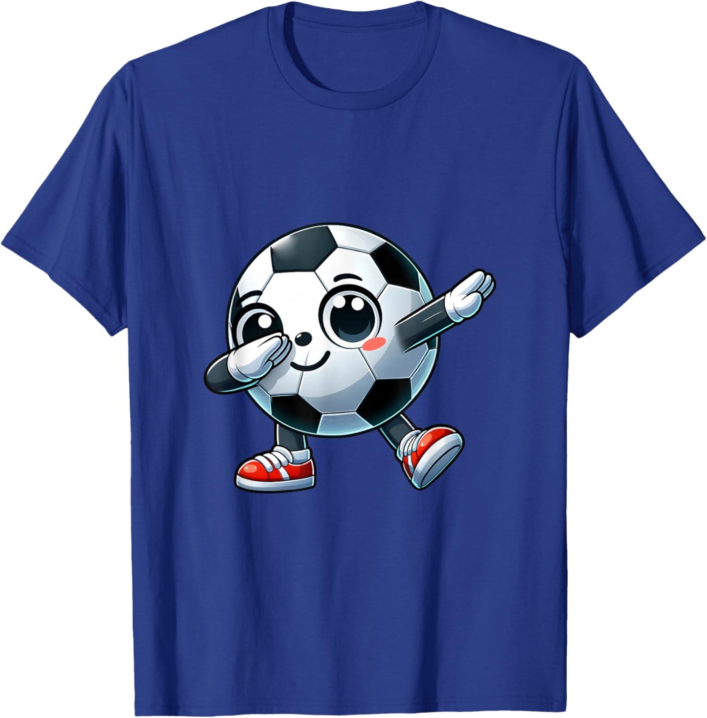 Dabbing Soccer Player Lover Cute Toddler Kids Boys Dab Dance T-Shirt - T-Shirt | Royal