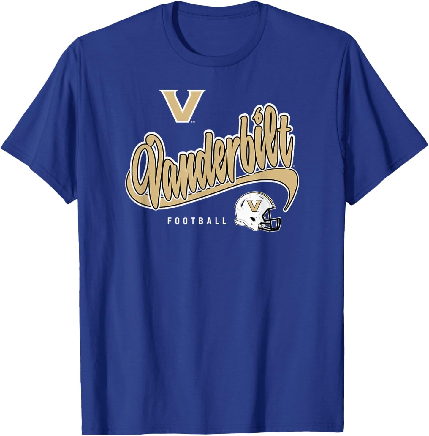 Vanderbilt Commodores Football Goodness Dark Gray T-Shirt - T-Shirt | Royal