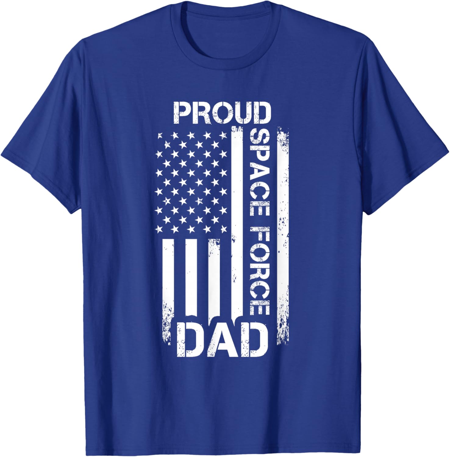 Proud Space Force Dad Pride T-Shirt - T-Shirt | Royal