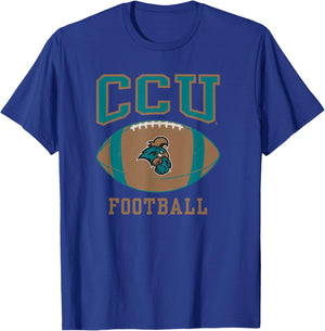 Coastal Carolina University CCU Football T-Shirt - T-Shirt | Royal