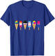 Gay Ice Cream LGBTQ Pride Month Subtle Gay Queer Lesbisch T-Shirt - T-Shirt | Royal