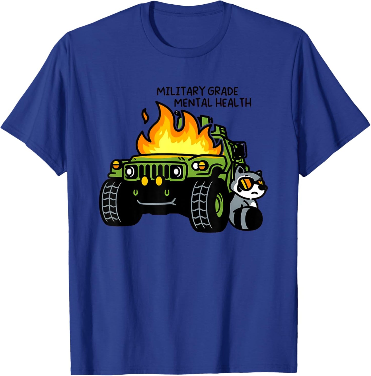 Military Grade Mental Health T-Shirt - T-Shirt | Royal