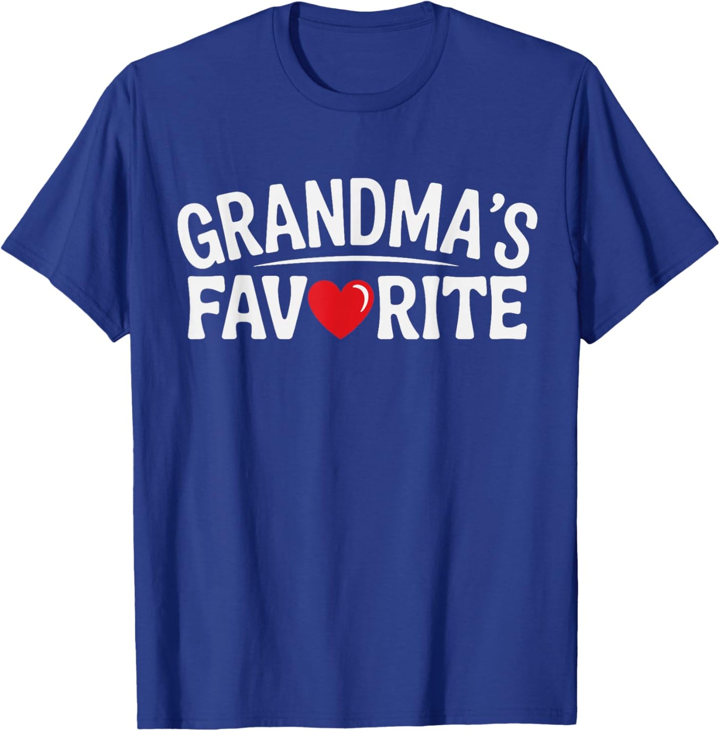 Grandma's Favorite Grandson & Granddaughter T-Shirt - T-Shirt | Royal