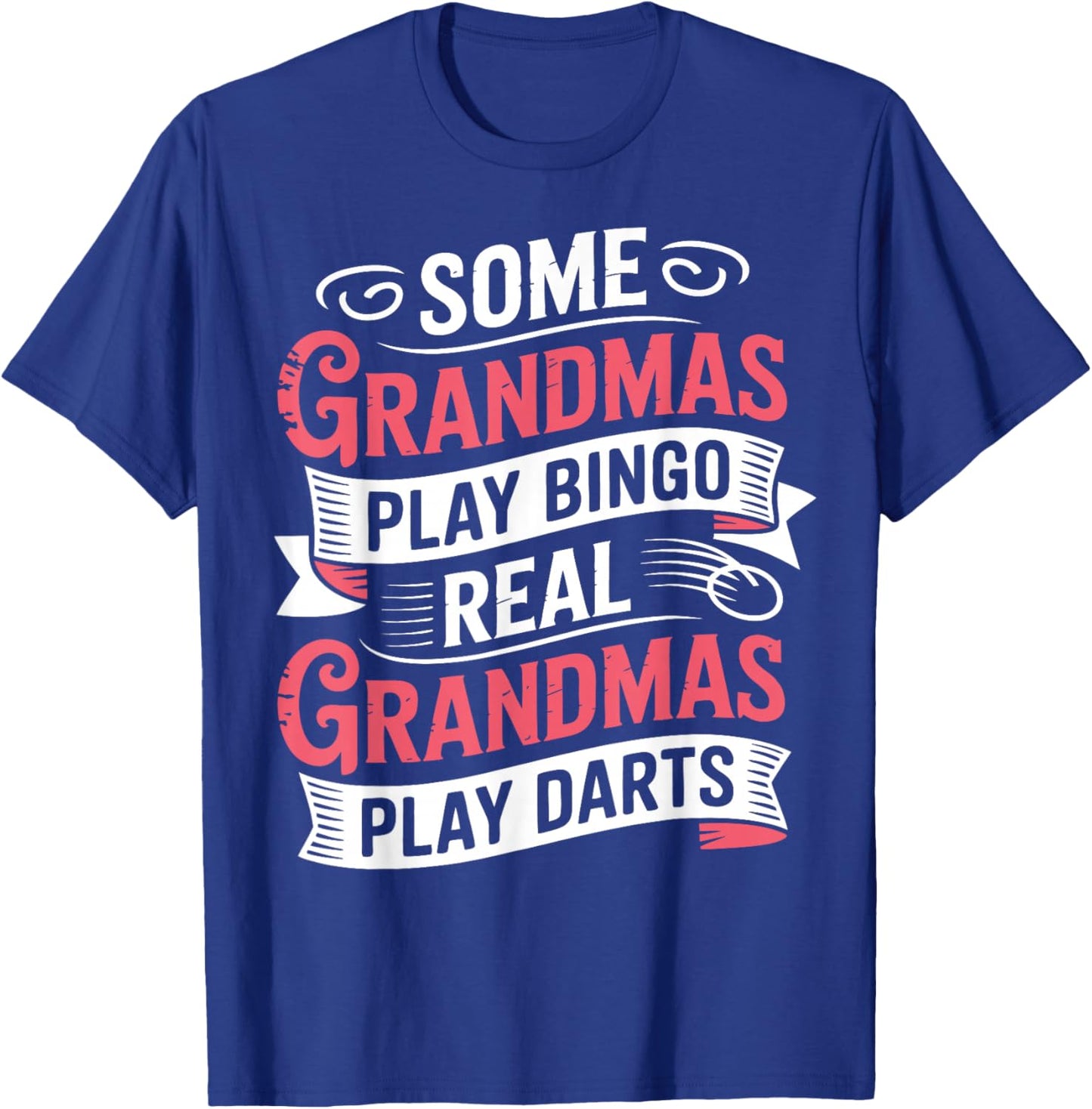 Grandma Darts Player Woman Plays Darts T-Shirt - T-Shirt | Royal