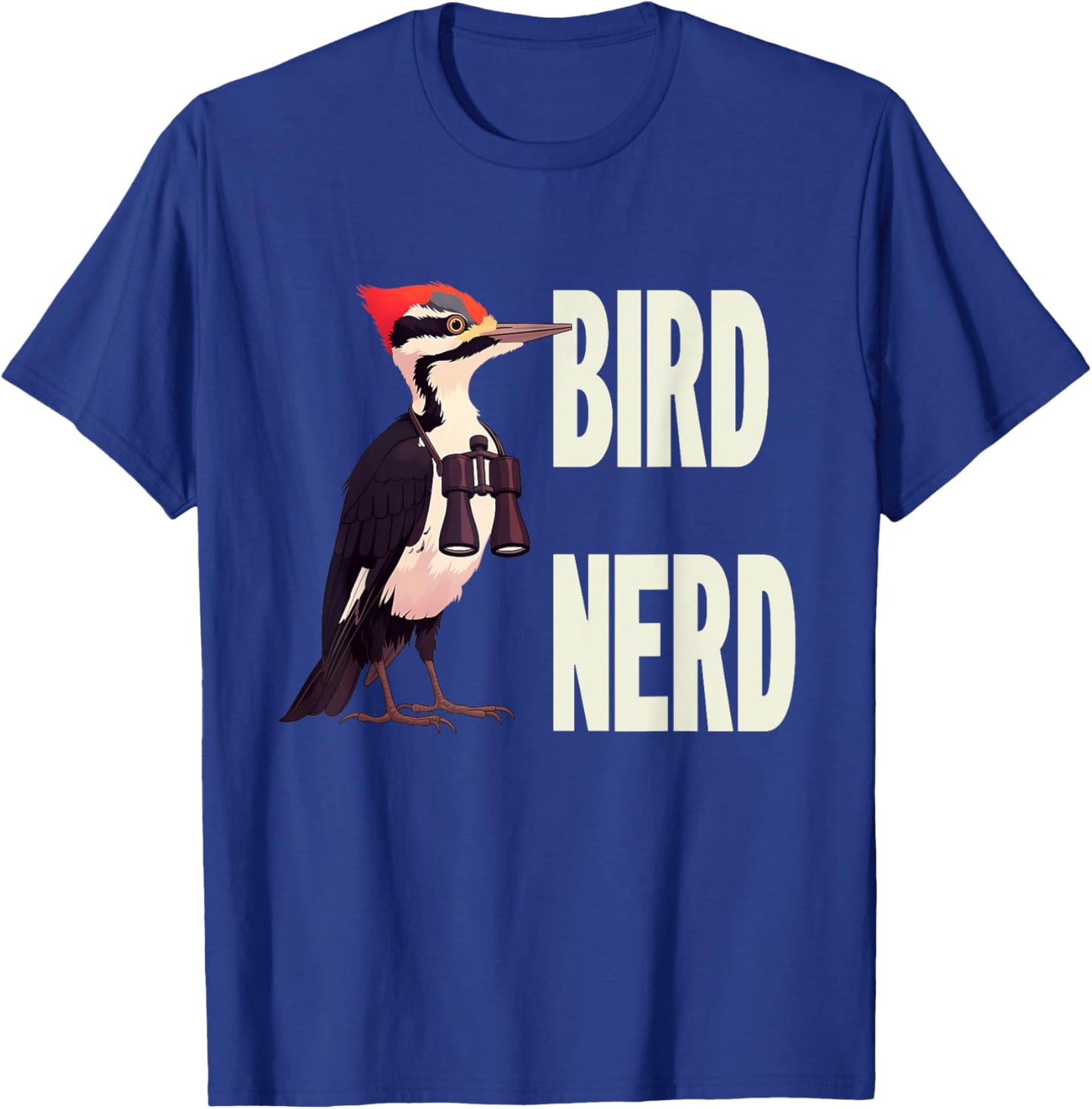 Funny Bird Nerd Bird Watching Graphic T-Shirt - T-Shirt | Royal