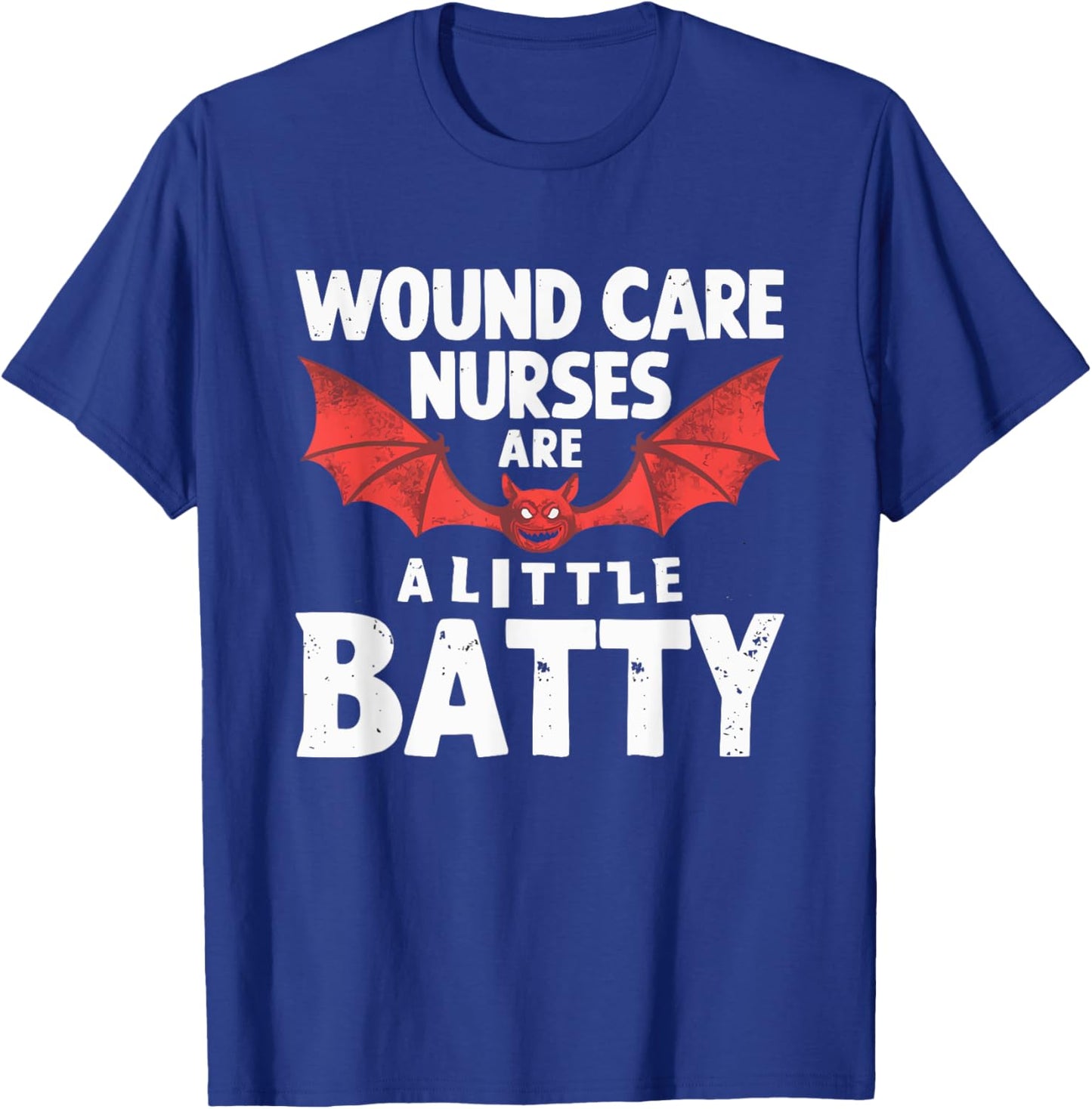 Halloween Wound Care Nurse Spooky Nursing Trick Or Treat T-Shirt - T-Shirt | Royal