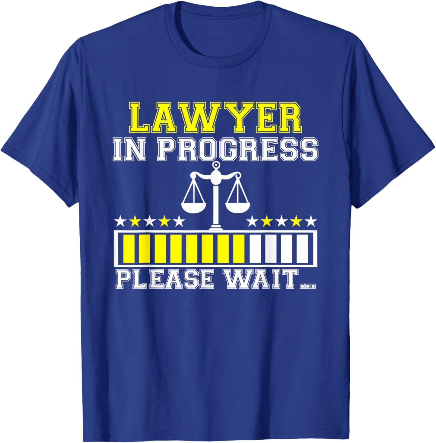 Graduation Party Lawyer in Progress Law School Student T-Shirt - T-Shirt | Royal