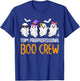 Team Paraprofessional Boo Crew Ghost Halloween para Costume T-Shirt - T-Shirt | Royal