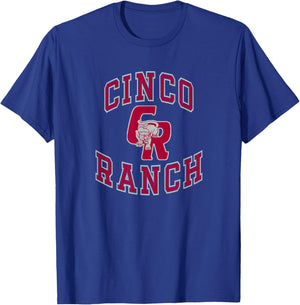 Cinco Ranch High School Cougars T-Shirt - T-Shirt | Royal