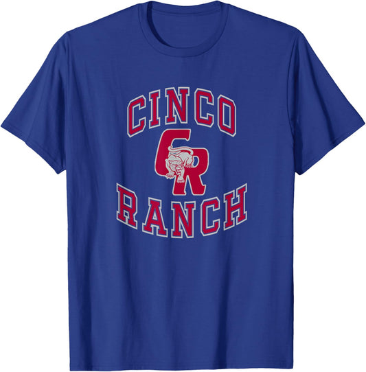Cinco Ranch High School Cougars T-Shirt - T-Shirt | Royal