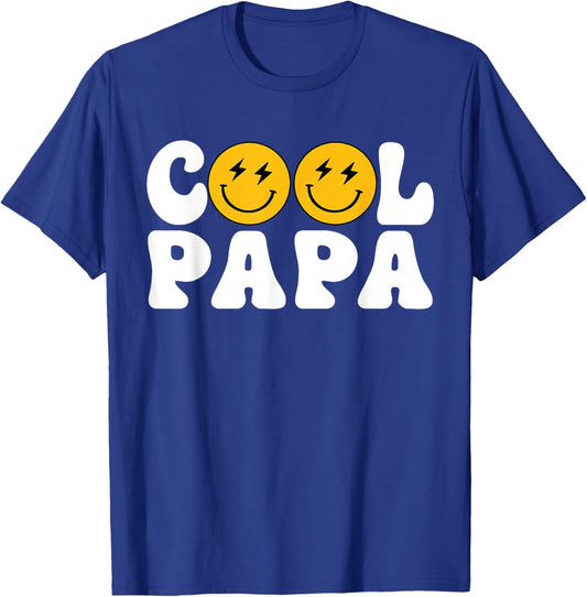Papa One Happy Dude Birthday Theme Family Matching T-Shirt - T-Shirt | Royal